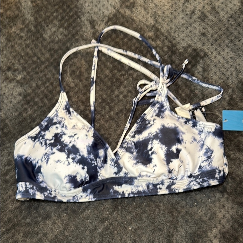 Cupshe Tie Dye Bikini Top